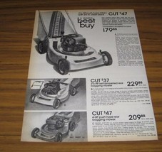 1980 Print Ad Montgomery Wards Rotary 3 1/2 HP Briggs &amp; Stratton Engine - $11.68