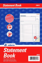 All-Purpose Statement Book, 2-Part with Carbon, 5.56 X 8.44 Inches, Whit... - $9.78