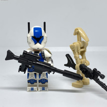 501st Comms Clone Trooper Minifigure Star Wars The Clone Wars 501st Comms  - £7.14 GBP
