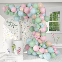 Soonlyn Baby In Bloom Balloon Arch Kit 14ft Wildflower Baby Shower Decor - $3.92