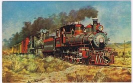 Postcard Train Virginia &amp; Truckee Railway Train Near Reno Nevada - £3.12 GBP