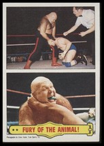 1985 Topps WWF Pro Wrestling Stars #55 Fury Of The Animal! - £2.24 GBP