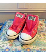 Converse Chuck Taylor All Stars Big Girl&#39;s Pink Tennis Shoes Sneakers Yo... - $220.30 MXN