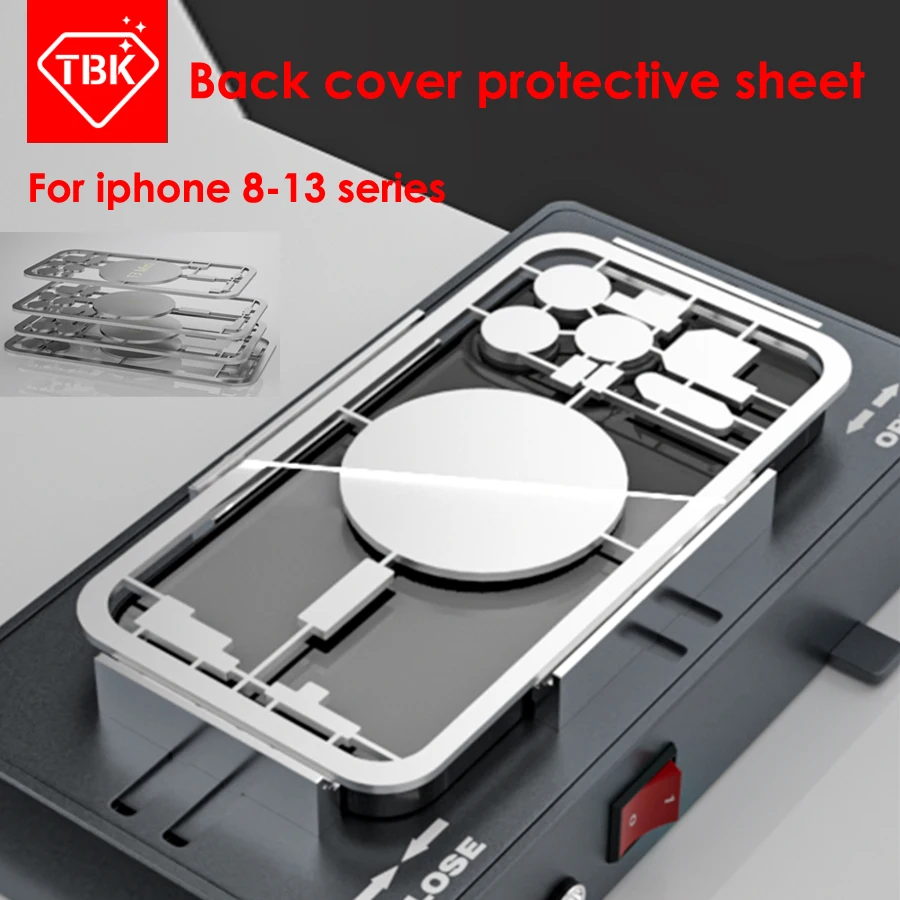 TBK Laser Back Cover Protective Steel Sheet Prevent Damage Mobile Phone Lens Int - £51.95 GBP