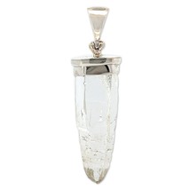 Starborn Laser Quartz Pendant Necklace (22&quot;) Clear - £111.34 GBP