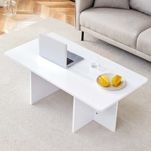Modern White MDF Coffee Table for Living Room, Bedroom, Study CT-2O. - $1,118.21 MXN