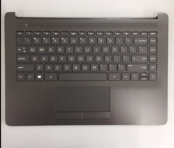 New HP 14-CK00 14-CM 14-DG Palmrest W/ Keyboard Trackpad L23241-001  - £30.60 GBP