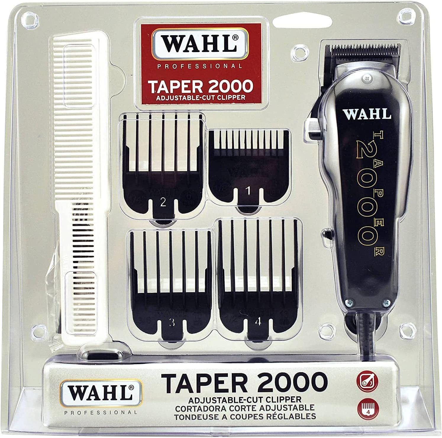 Wahl Professional Taper 2000 Adjustable Cut Clipper #8472-700 – Assorted Color - $66.99