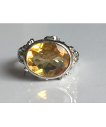 AAA quality natural citrine men ring in 925 sterling silver, Handmade , ... - £155.40 GBP