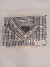 Abercrombie & Fitch Long Sleeve Button-down Collar Blue & Brown Men Shirt XS image 2
