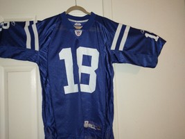 Payton Manning  Indianapolis Colts Reebok NFL Equipment Jersey #18 Sz M length+3 - £19.28 GBP