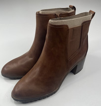 Life stride NWOB women’s size 10 mesa high heel brown boots sf19 - £23.66 GBP