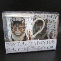 The Leonardo Collection Furry Purry Tabby Cat Mug And Coaster Set With Box - $24.72