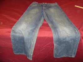 Levis Loose Straight 569 Blue Wash J EAN S Boys Denim Pants 12 R 26X26.5 - £18.12 GBP