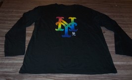 NEW YORK METS MLB BASEBALL Long Sleeve T-Shirt MENS LARGE NEW - $19.80