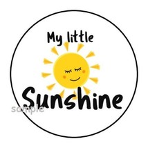 30 My Little Sunshine Envelope Seals Labels Stickers 1.5&quot; Round Gifts Tags - £5.88 GBP
