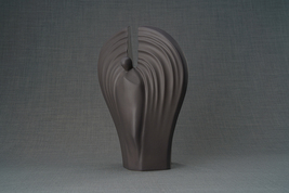 Guardian Handmade Cremation Urn for Ashes - Large | Gray Matte | Ceramic - $450.00+