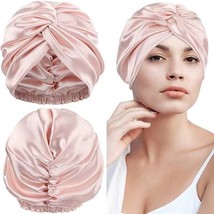 19 Momme New Double Layer Mulberry Silk Sleeping Cap Night Silk Sleep Cap For Wo - $190.00