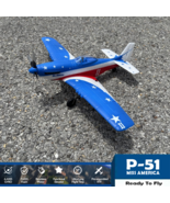 RC Airplane Warbird P51 Fighter Miss America 4CH Gyro Control Aerobatic ... - $220.20 CAD