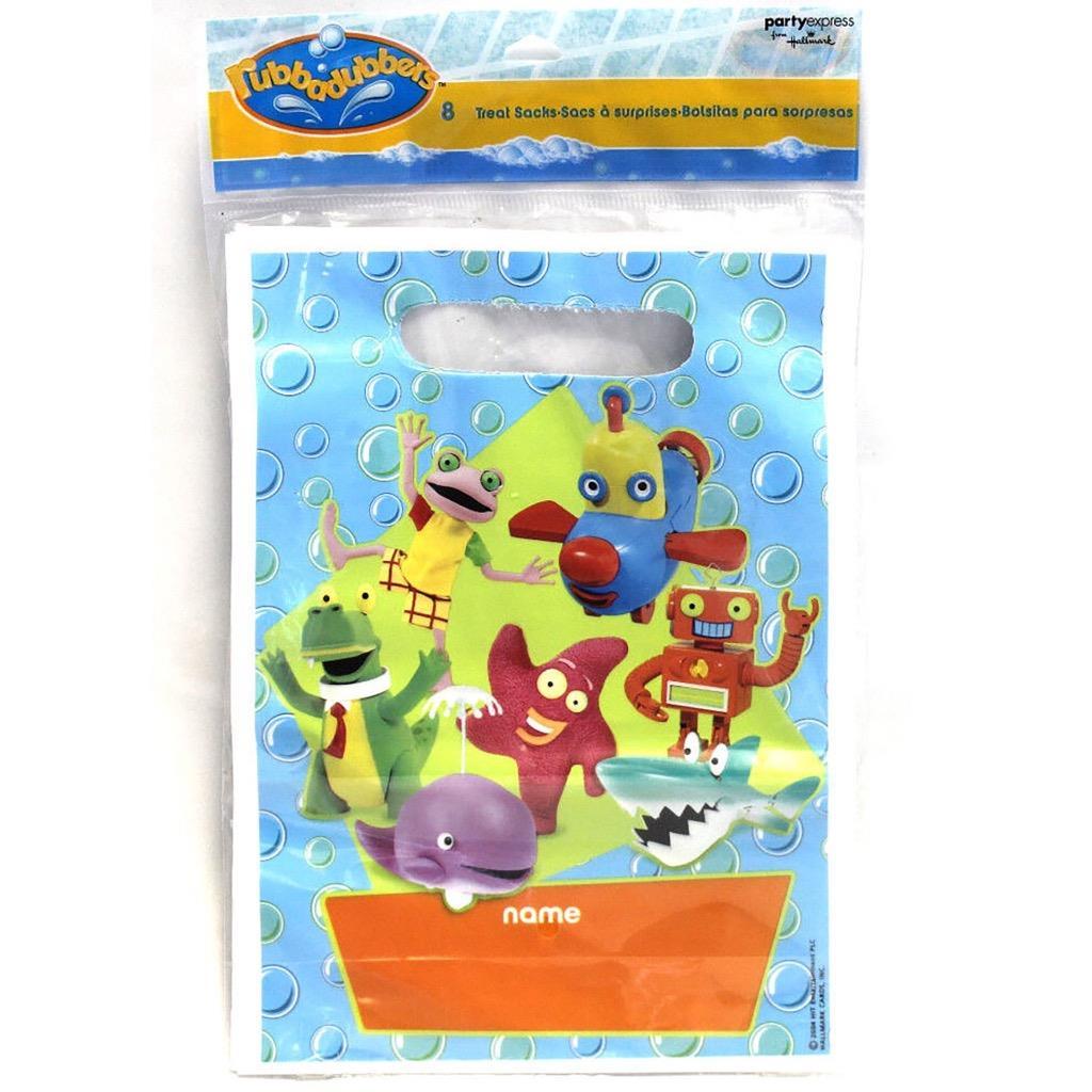 Rubbadubbers Treat Sacks Loot Bags Birthday Party Favors 8 Per Package New - $2.95