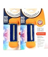 2 Arm &amp; Hammer Fresh Spectrum Squeak To Clean Dental Toy For Dogs To 20 Lbs - £26.53 GBP