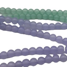 Bead Landing Glass Beads 4 MM Beads Lot of 2 Strands Jewelry Making Crafts - £3.92 GBP