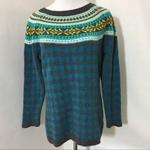 Talbots Black Label Lambswool Pullover Sweater Sz Medium - $24.74