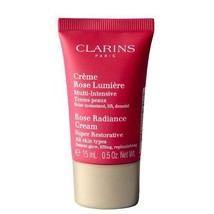 3 x CLARINS Rose Radiance Cream Super Restorative 15ml/ 0.5oz Sealed Unboxed - £18.24 GBP