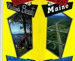 1962 Highway Map of Maine Vacationland Natures Beauty - $11.88