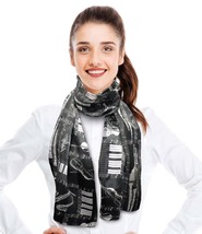 CBC CROWN Orchestra Theme Lightweight, Silk-Feeling Fashion Scarf, Made ... - £7.89 GBP