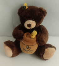 2006 Plushland Bear With Honey and Bees March of Dimes Plush 6&quot; - $8.90