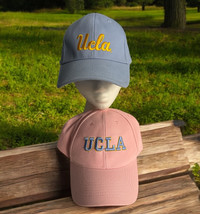 Lot Of 2 UCLA Bruins Stitched Bruins Blue and Pink Hats Adjustable His Hers - €24,06 EUR