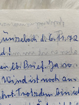 Vintage 1972 Handwritten W German Letter Envelope 1968 Olympic Stamp Ephemera - £15.80 GBP