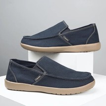 Men&#39;s Clic Canvas Casual Lazy Shoes Moccasin 2022 Fashion Slip On Loafer Washed  - £53.28 GBP