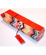 MISSONI for TARGET ZigZag WINE Carrier TIE Gift BOX Iconic - $162.95 CAD
