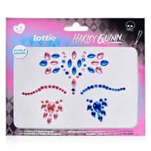 Lottie London x Harley Quinn Face &amp; Body Gems in Pouts &amp; Pigtails, Easy-to-use - £7.12 GBP