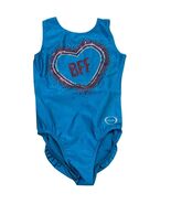 Ozone BFF Blue Red White Sparkly Gymnastics Leotard Adult Small - $797.10 MXN