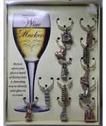 Boston Warehouse Landmark Wine Markers-Set Of 12 - £14.23 GBP