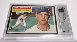 Vintage 1956 Topps #307 HOYT WILHELM New York Mets GAI 6 Ex-Mt Baseball ... - £54.23 GBP
