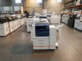 Xerox WorkCentre 7855i Color Copier Printer Scanner with Stapling Finisher! - £1,881.06 GBP