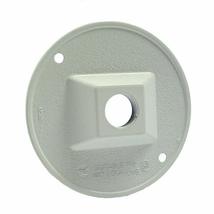 Hubbell-Bell 5193-1 4-Inch Round Cluster Weatherproof Cover, White - £7.66 GBP