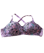 Torrid Curve Dream Wire Free Push Up Boost Bra 44B everything tattoo purple - $27.34 CAD