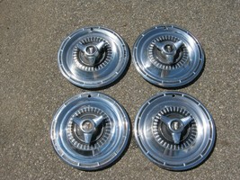 Factory 1965 Plymouth Belvedere Satellite 14 inch spinner hubcaps wheel ... - £83.93 GBP