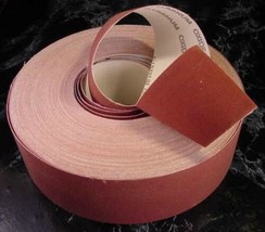 2&quot; X 150 Ft SAND PAPER SHOP ROLL 120 GRIT sandpaper made in USA lathe sh... - £27.52 GBP