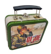 GI Joe Action Soldier Metal Lunchbox Vintage Army Art Collector Tin Case... - $9.89