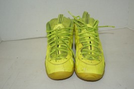 Nike Foamposite Pro Volt GS Lime Green Mid Top Sneakers Sz 5y - £23.45 GBP