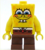 Minifigure SpongeBob SquarePants Minifigure SpongeBob Smile with Squint - £28.78 GBP