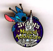 Disney Lilo &amp; Stitch Stitch&#39;s Magical Adventure Logo Limited Edition 3000 Pin - £20.57 GBP