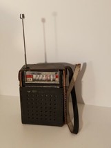 1960&#39;S Vintage Bulova 1460 Series Hand Held Transistor Radio w/ Case- AS IS - £51.85 GBP