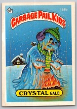 1986 Topps Garbage Pail Kids Crystal Gale #158b Series 4 - £2.80 GBP